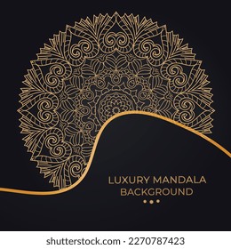 Creative luxury decorative mandala background