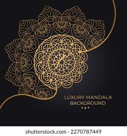 Creative luxury decorative mandala background