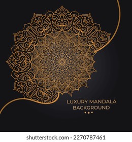 Creative luxury decorative mandala background