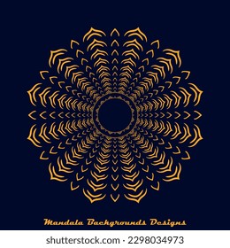 Creative luxury decorative mandala background. premium ornamental mandala design background in gold color. Mandala Design. illustration vector design.