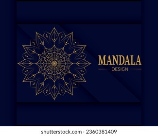 Creative luxury decorative mandala background design, mandala design idea, mandala design vector, mandala sample.	