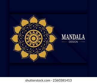 Creative luxury decorative mandala background design, mandala design idea, mandala design vector, mandala sample.	