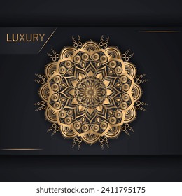 Creative luxury decorative mandala background