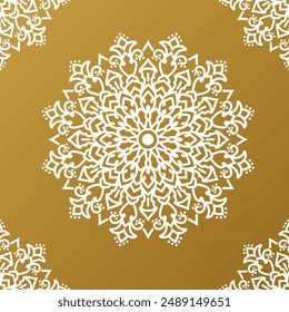 Fondo decorativo de lujo creativo mandala