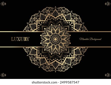 Creative luxury decorative mandala background design