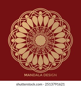 Fundo de mandala decorativo de luxo criativo