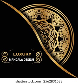 Creative luxury decorative mandala background