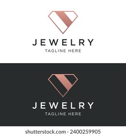 Creative luxury diamond logo design. Logo for business, jewelry, brands and companies.