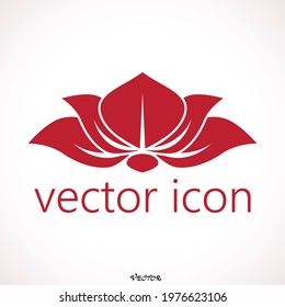 Creative luxury flower sign abstract logo template. Vector, flat. Blossom Lily Lotus Flower Logo Template Illustration Design.