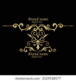 creative luxury initial v latter logo design with modern  business vector template. creative monogram v logo , royal logo  with golden color and new design