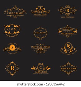 Creative Luxury Logo Design Ai File Stock Vector (Royalty Free ...