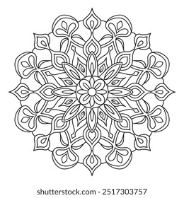 Creative luxury mandala art design with white background	