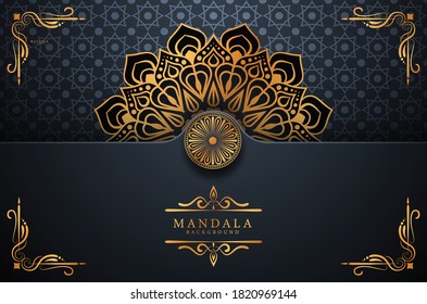 Creative Luxury Mandala Background Design Full Editable Vector EPS 10