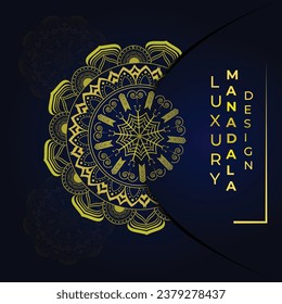 Creative Luxus-Mandala-Hintergrund Design