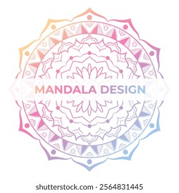 Creative luxury mandala background design, Ornamental Geometric luxury mandala pattern vector design