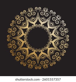 Creative luxury mandala background design