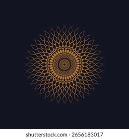 Kreatives Luxus-Mandala-Hintergrunddesign