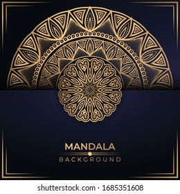 Creative luxury mandala background premium vector