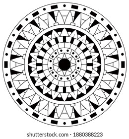 Creative luxury of mandala illustration