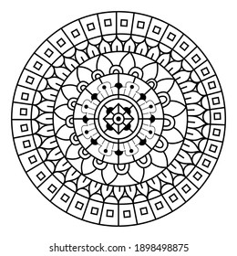 Creative luxury of mandala illustration