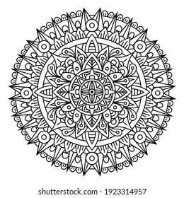 Creative luxury mandala illustration