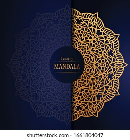 Creative Luxury Mandala Vektorillustration Design