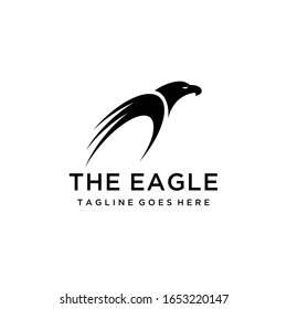 Creative luxury Modern Eagle Logo Vector icon template