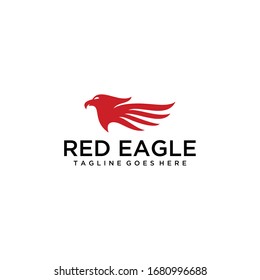 Creative luxury Modern Eagle Logo Vector icon template