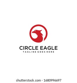 Creative luxury Modern Eagle Logo Vector icon template