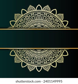 creative luxury ornamental mandala pattern art design
