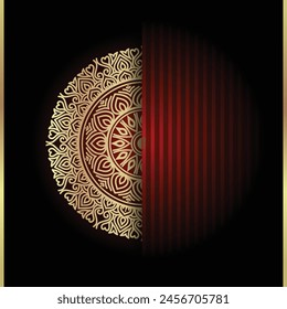 Creative luxury ornamental mandala pattern sketch art design