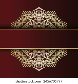 Creative luxury ornamental mandala pattern art design vector