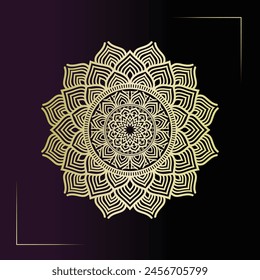 Creative luxury ornamental mandala pattern sketch art design