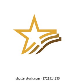 El lujo creativo de los diseños de los logotipos estrella, los diseños de los logotipos Elegant Star
