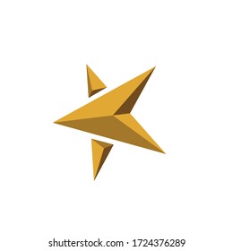 El lujo creativo de la plantilla de diseños de logotipo de estrella, los diseños de logotipo de Estrella Elegante