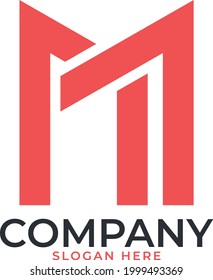 diseño de logotipo de letra m creativa
