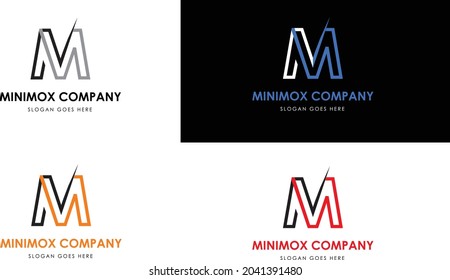Creative M Letter logo design template, Creative M Letter Logo
