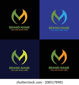 Creative M Letter Logo Design