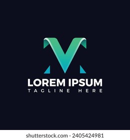 Creative M Letter Logo design template