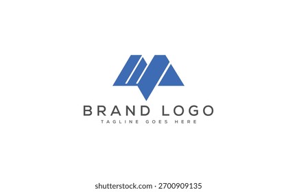 Creative M logo for Branding and Startups.