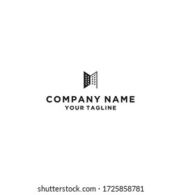 Creative M logo building design template