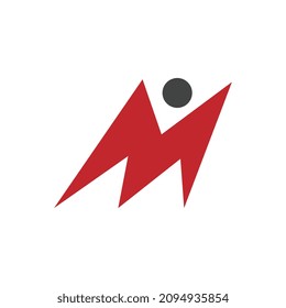 Creative M logo design our site