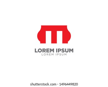 Creative M logo design for your business