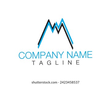 Creative M Logo, Icon, Shapes for commercial use, Web Design, Print, Presentation, banner, Flyer, magazine. design