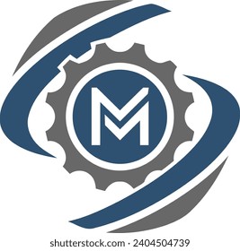 Creative-M-Logo	Vorlage im modernen minimalistischen Stil
