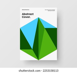 Diseño vectorial de portada de revista creativa. Plantilla de banner de diseño de mosaico.