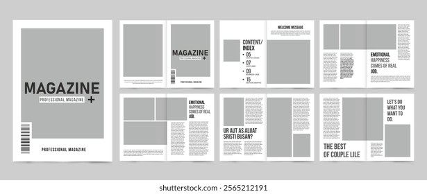 Creative Magazine Template, Magazine design