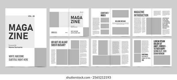 Creative Magazine Template, Magazine design