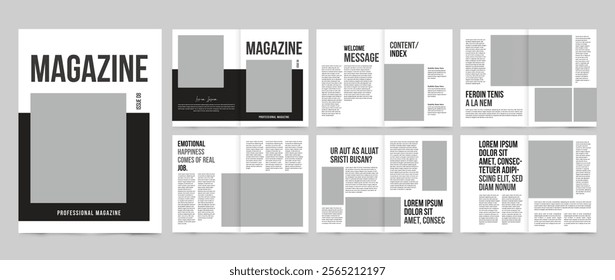 Creative Magazine Template, Magazine design