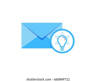 Creative Mail Icon Logo Design Element